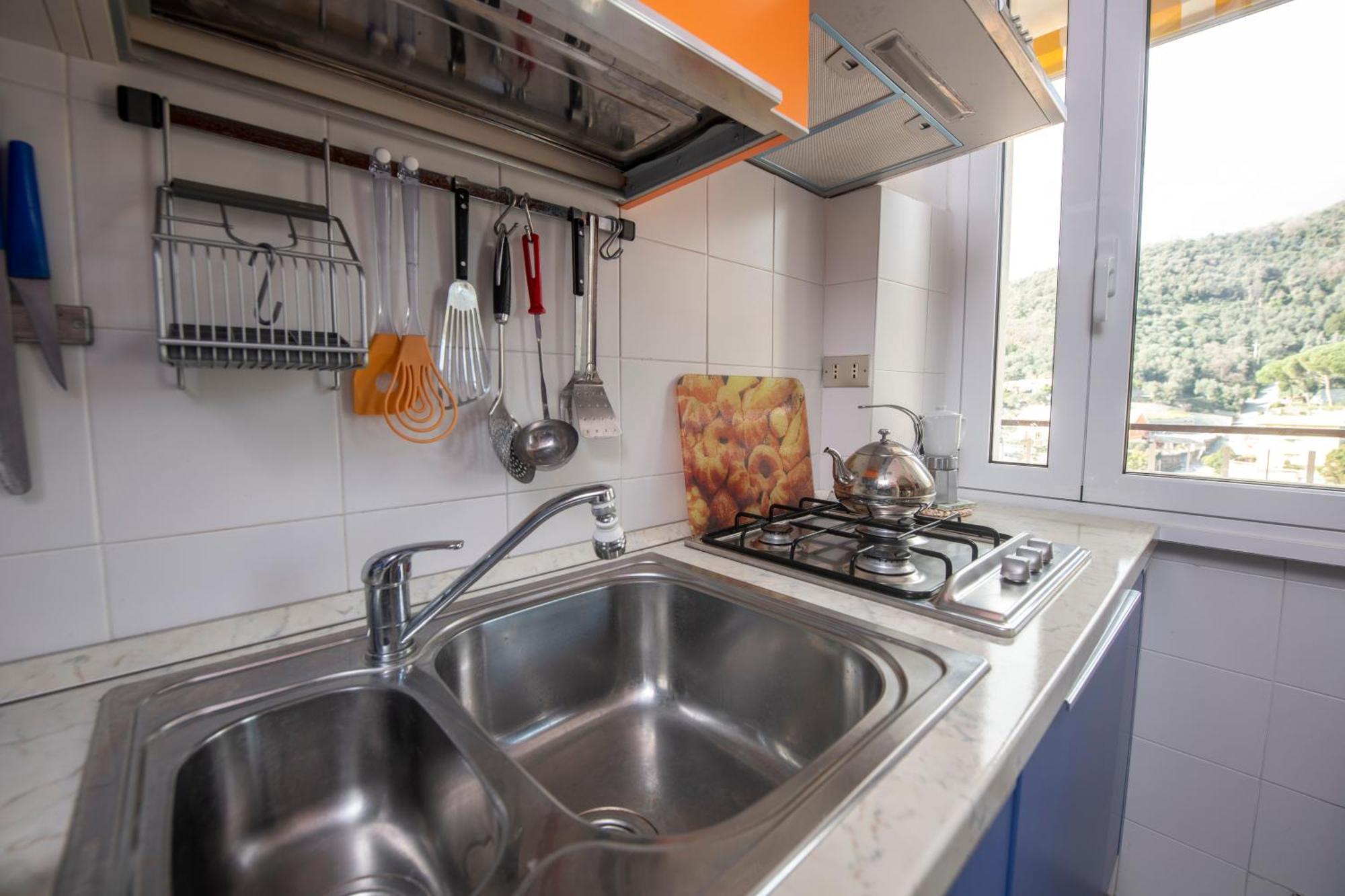 Ferienwohnung 239 - Casa Del Sole Vista Mare Moneglia - 5Minuti A Piedi Dal Mare - Parcheggio Privato Exterior foto